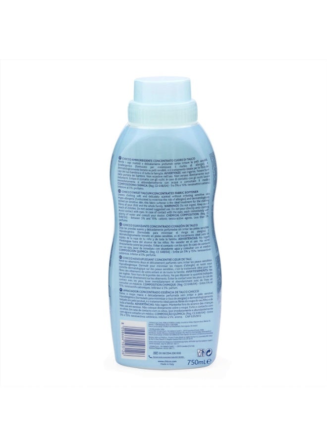 Chicco Baby Fabric Softener with New Odour Elimination Technology, Keeps Clothes Gentle, Fresh & Fragnant, Dermatologically Tested, Sweet Talcum (750ML) - Image 4